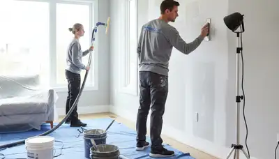 Professional drywall repair and wall restoration service in Bloomington IN home interior