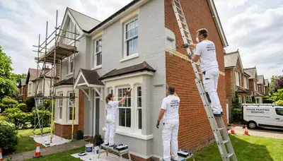 Professional house painters in Bloomington IN providing expert residential exterior painting services