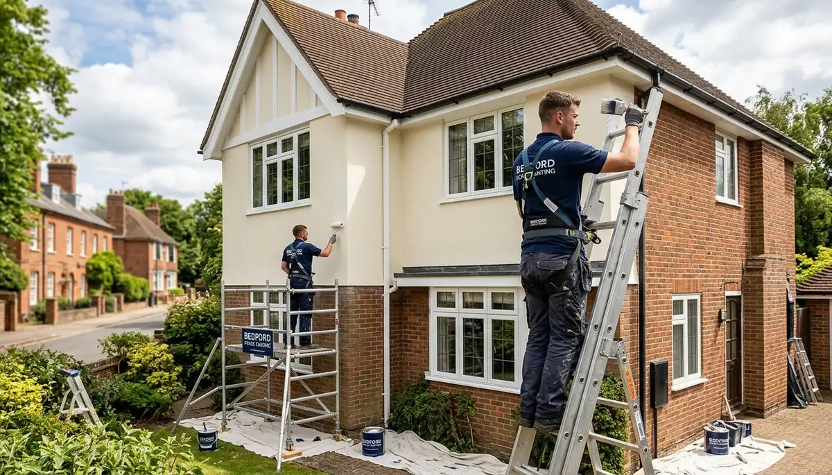 Professional house painters in Bloomington IN providing residential exterior painting services