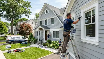 Professional house painters in Bloomington IN providing expert residential exterior painting services