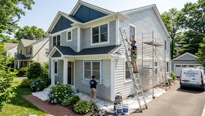 Professional house painters in Bloomington IN providing expert residential painting services
