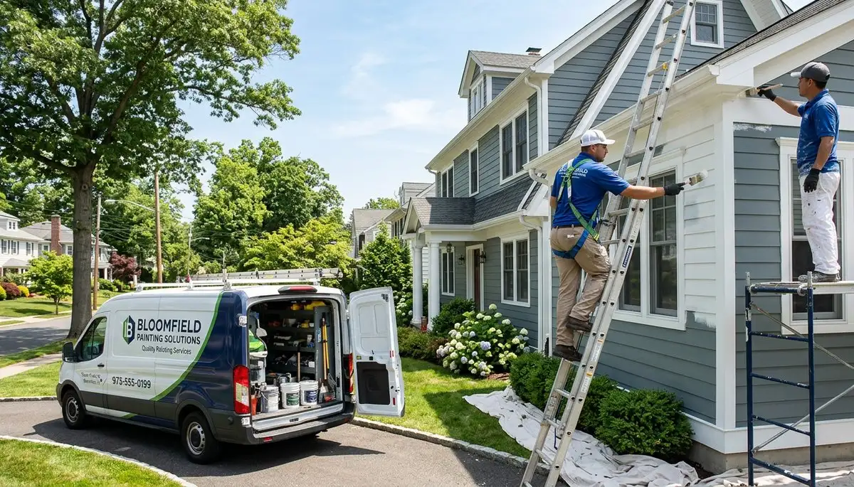 Professional house painters in Bloomington IN providing expert residential exterior painting services