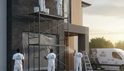 Professional house painters in Bloomington, IN providing interior and exterior painting services