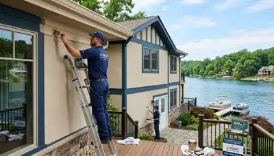 Professional house painters in Bloomington IN providing expert home exterior painting services