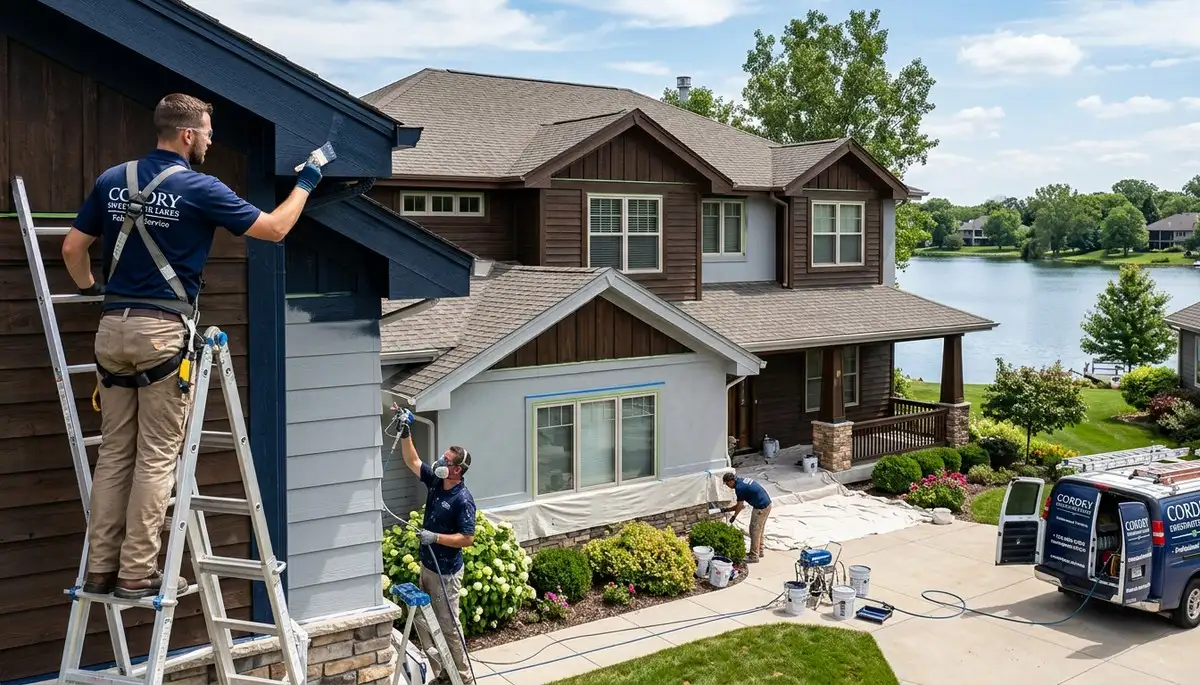 Professional house painters in Bloomington IN providing expert residential painting services