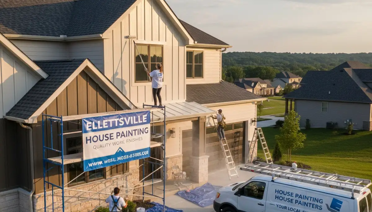 Professional house painters in Bloomington IN providing quality home exterior painting services