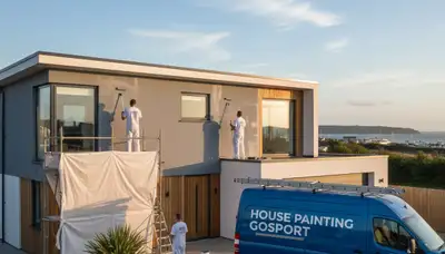 Professional house painters providing exterior painting services in Bloomington, IN