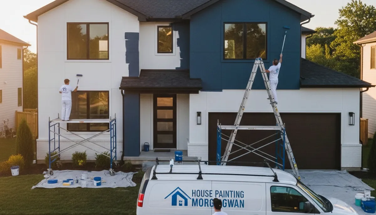 Professional house painting services in Bloomington, IN for interior and exterior homes