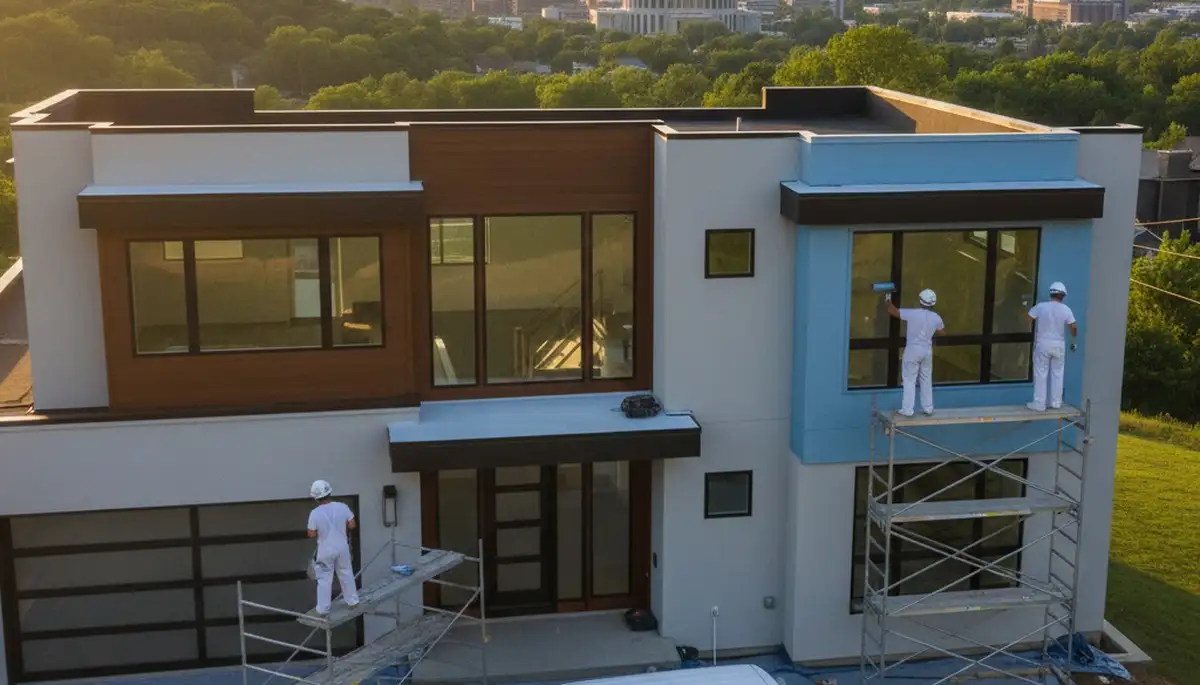 Professional house painters serving Bloomington, IN for interior and exterior painting services