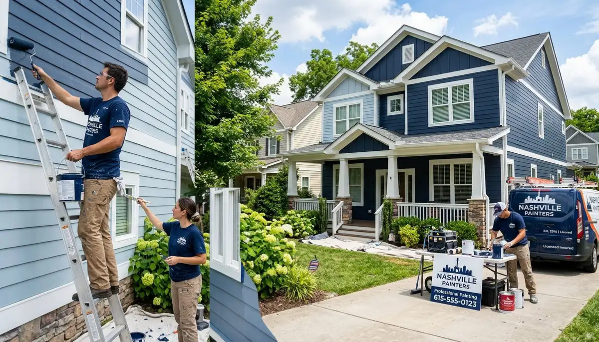 Professional house painters in Bloomington IN providing expert exterior home painting services
