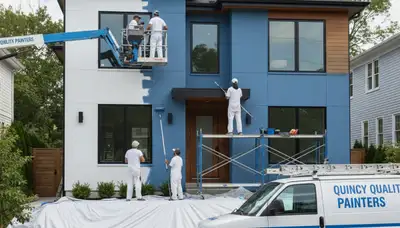 Professional house painters in Bloomington, IN providing exterior painting services