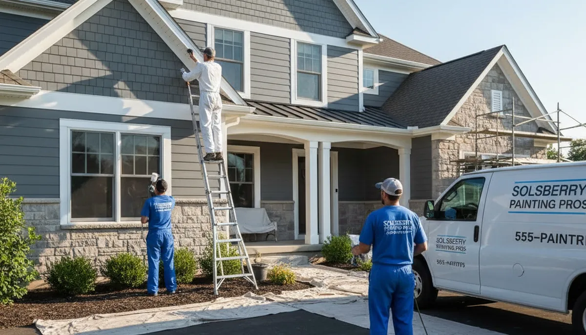 Professional house painting service in Bloomington, IN by local painters
