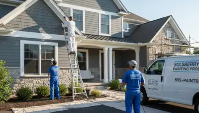 Professional house painting service in Bloomington, IN by local painters